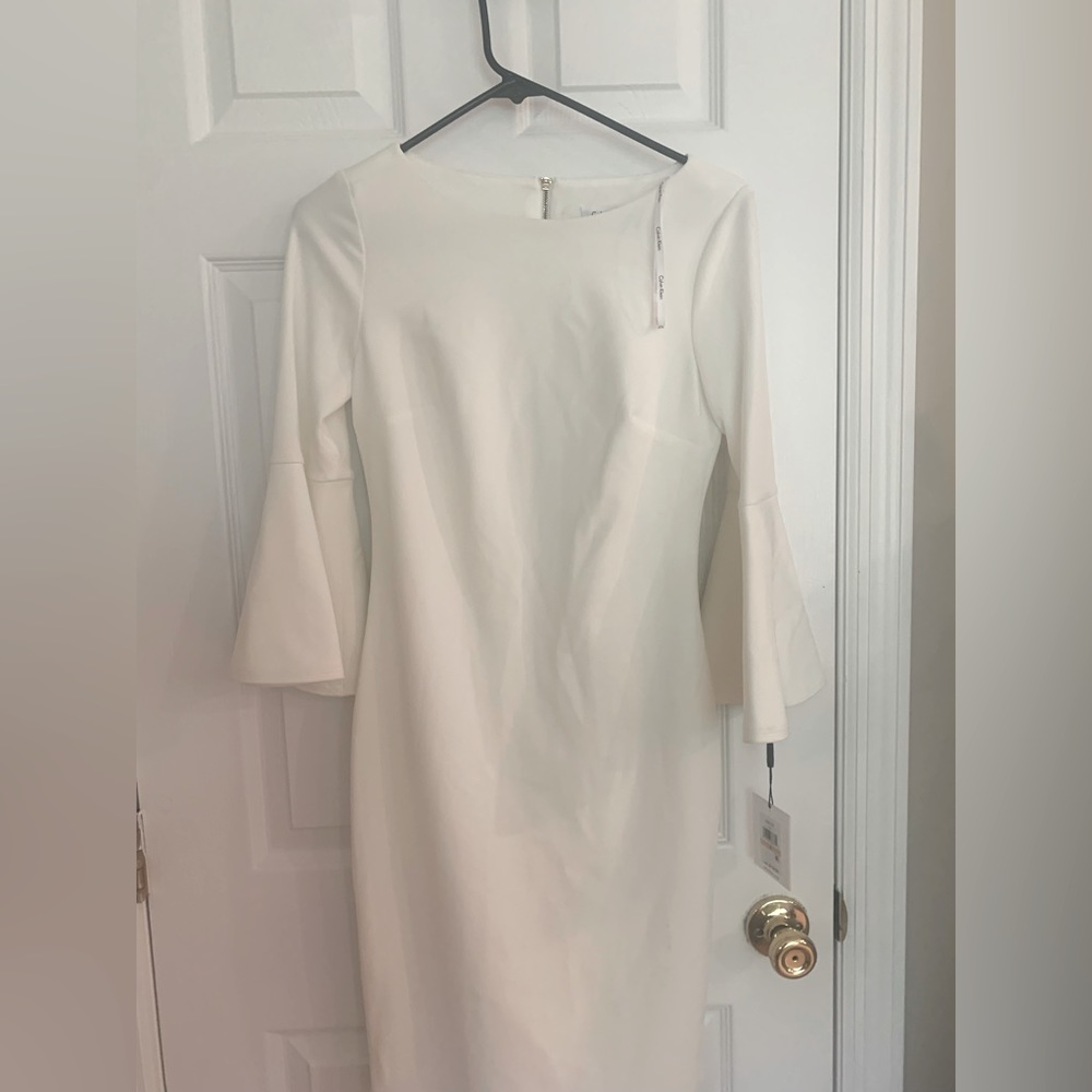 Calvin Klein Winter white dress